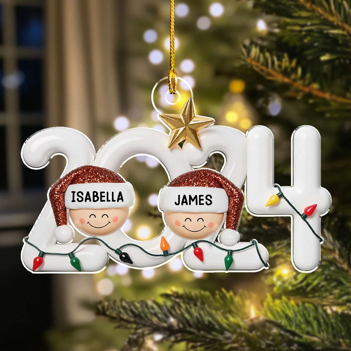 2024 Holiday - Personalized Custom Acrylic Ornament - Image 5