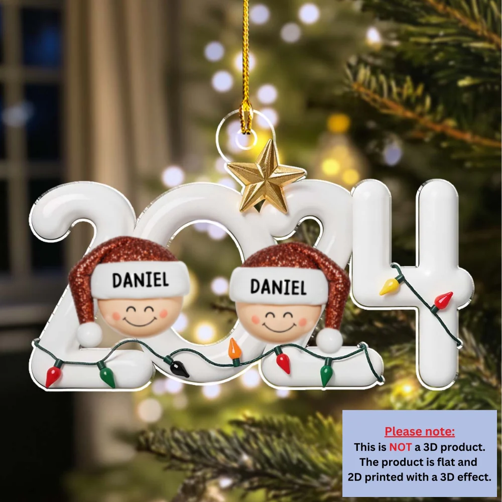 2024 Holiday - Personalized Custom Acrylic Ornament - Image 6