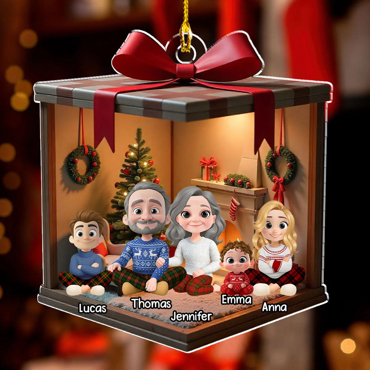 2025 Christmas - Personalized Custom Acrylic Ornament - Image 3