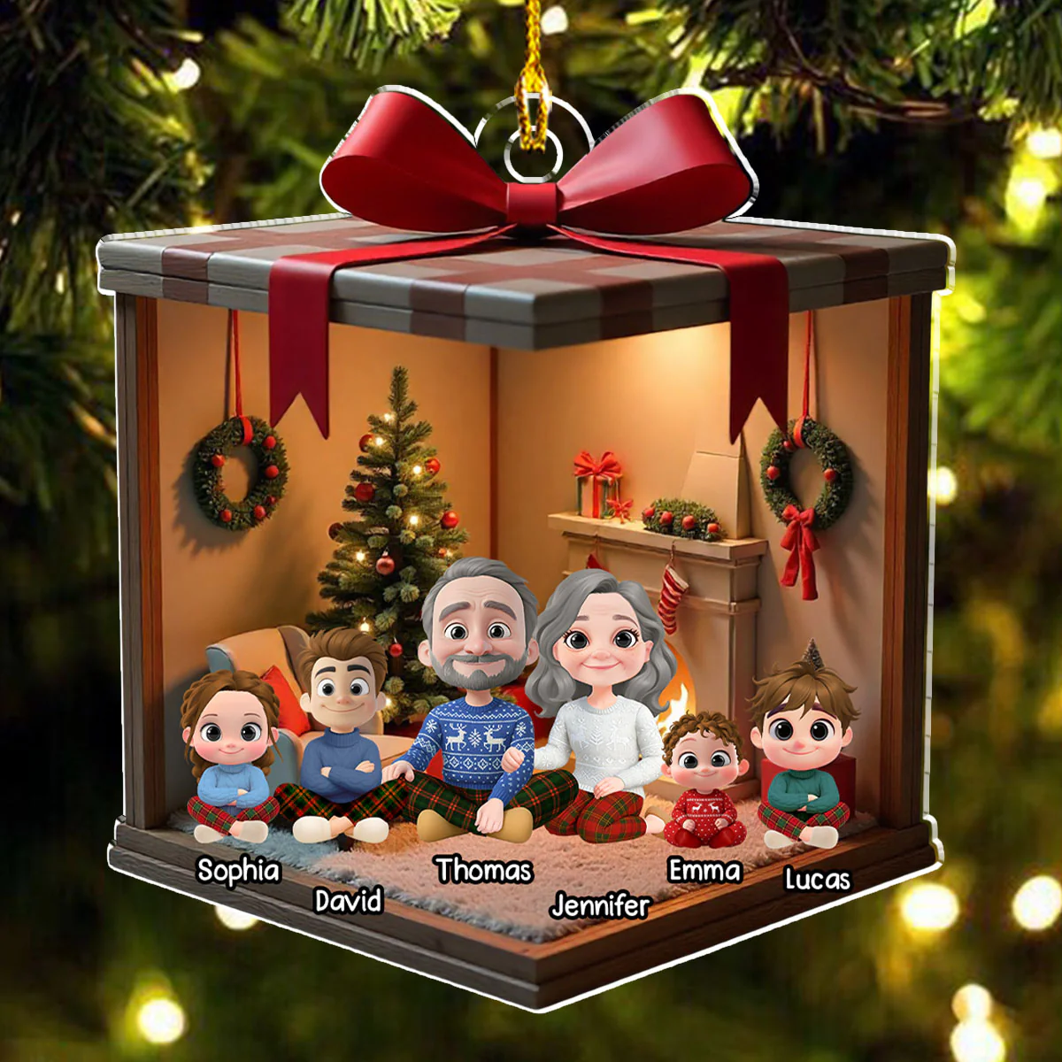 2025 Christmas - Personalized Custom Acrylic Ornament - Image 4