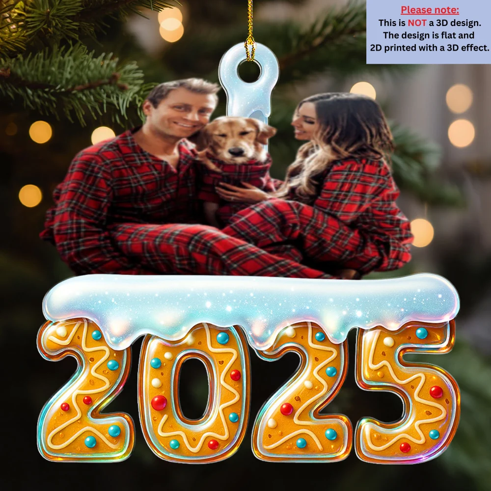 2025 Family Reunion Photo - Personalized Custom Acrylic Ornament - Image 7