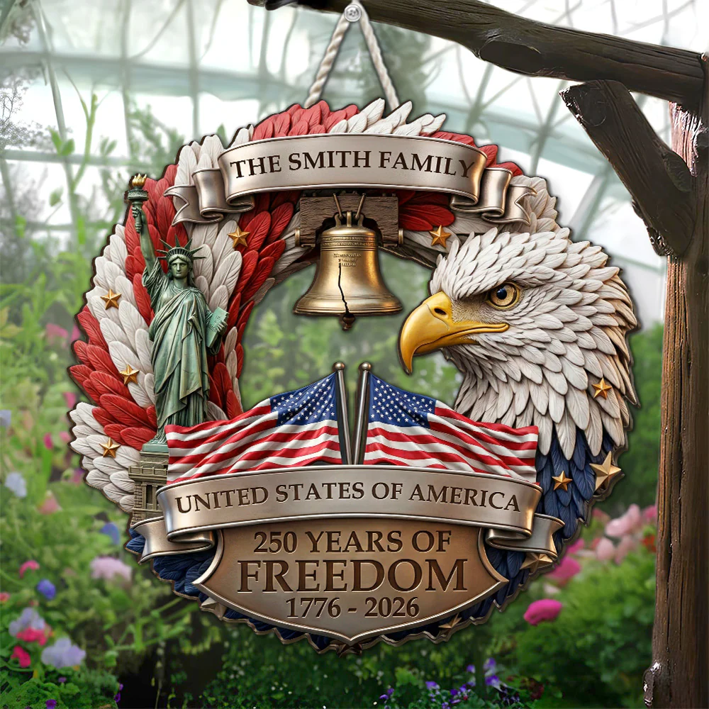 250 Years Strong Together - Personalized Custom Wood Sign - Image 5