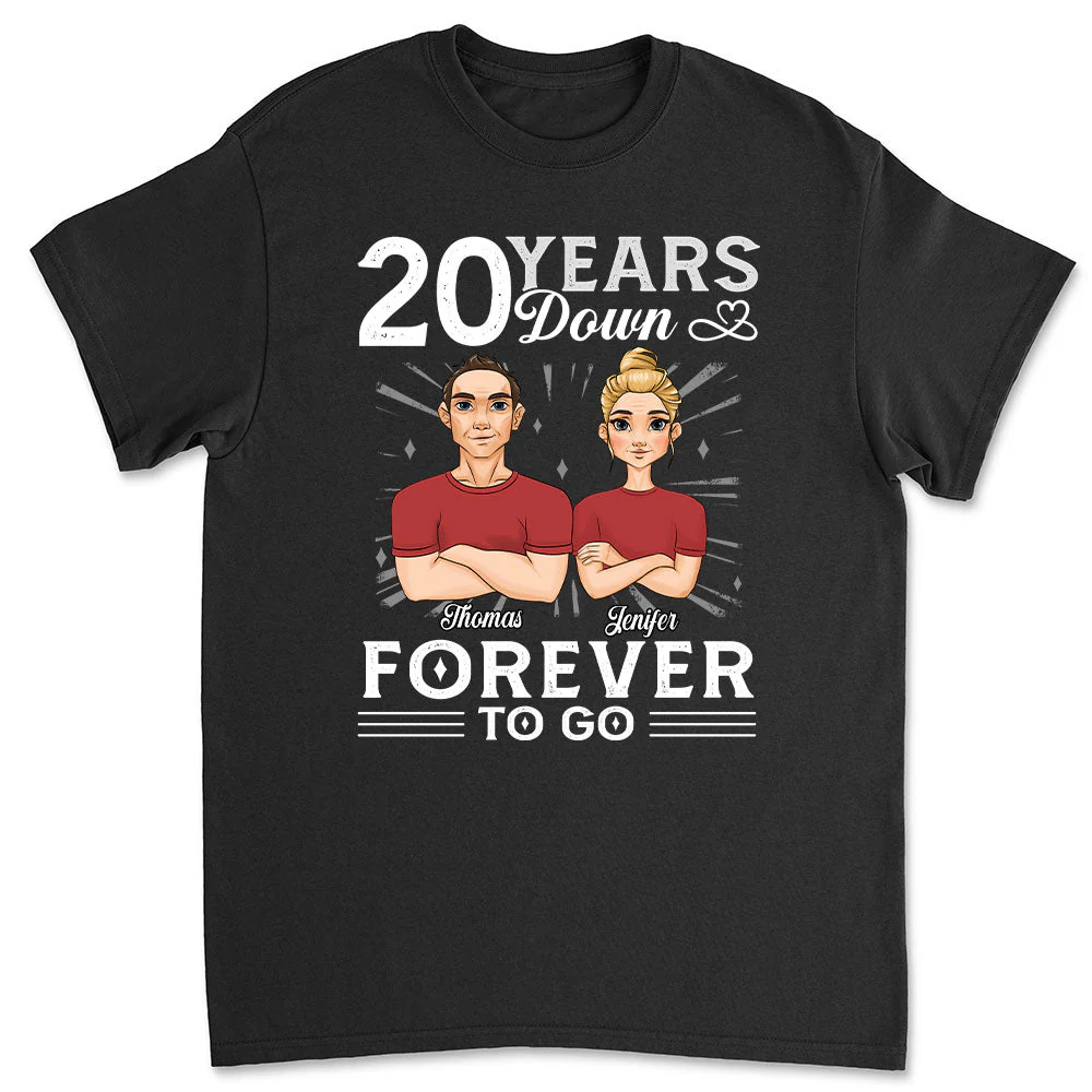 Years Down Forever To Go - Personalized Custom Classic T-shirt