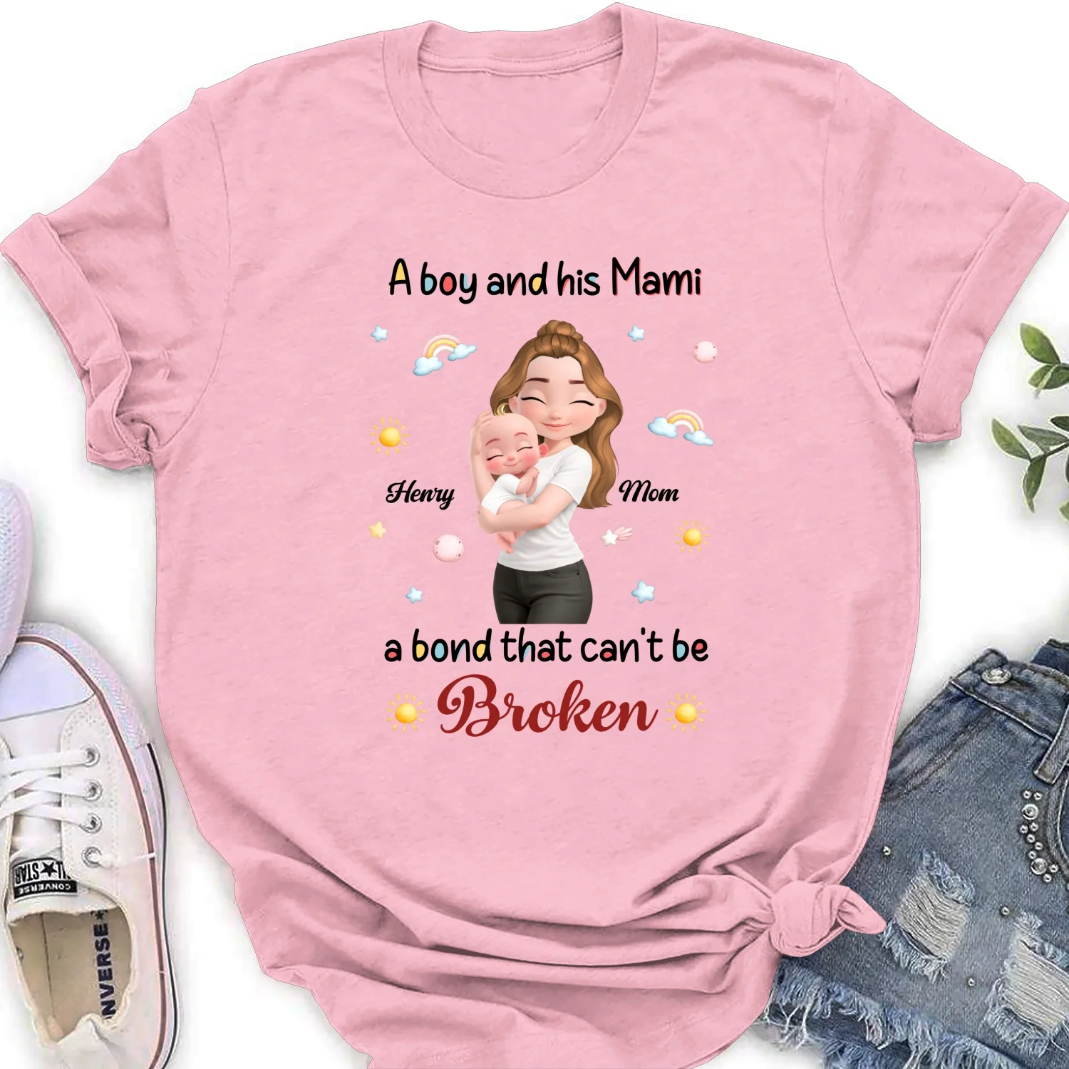 A Baby And Mama - Personalized Custom Shirt - Image 18