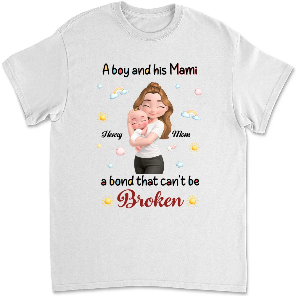 A Baby And Mama - Personalized Custom Shirt - Image 6