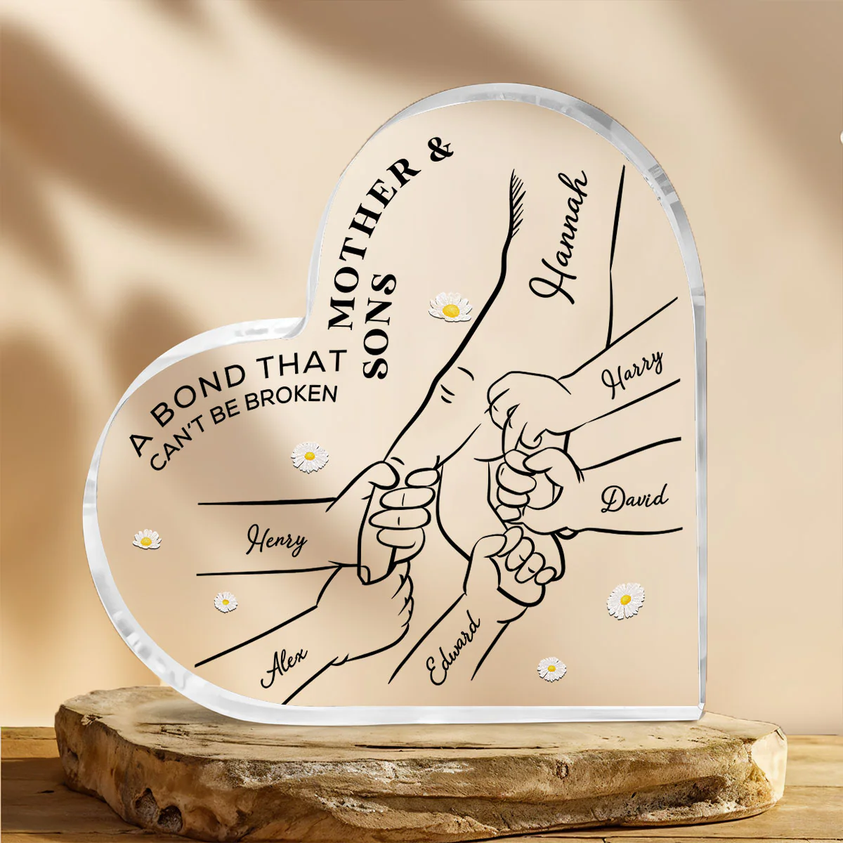 A Bond That Cannot Be Broken - Personalized Custom Acrylic Plaque - Image 3
