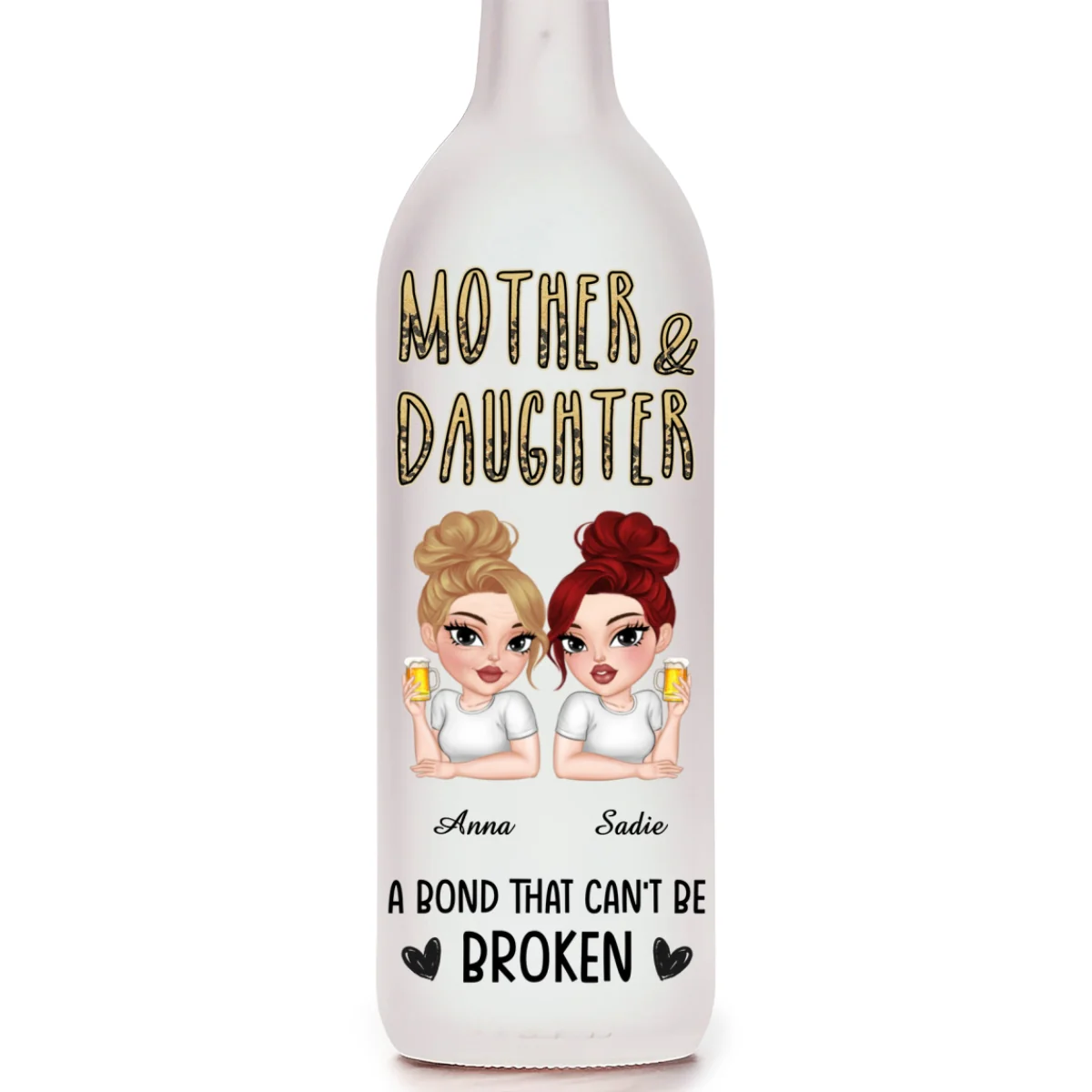 A Bond That Can't Be Broken - Personalized Custom Bottle Lamp - Image 6