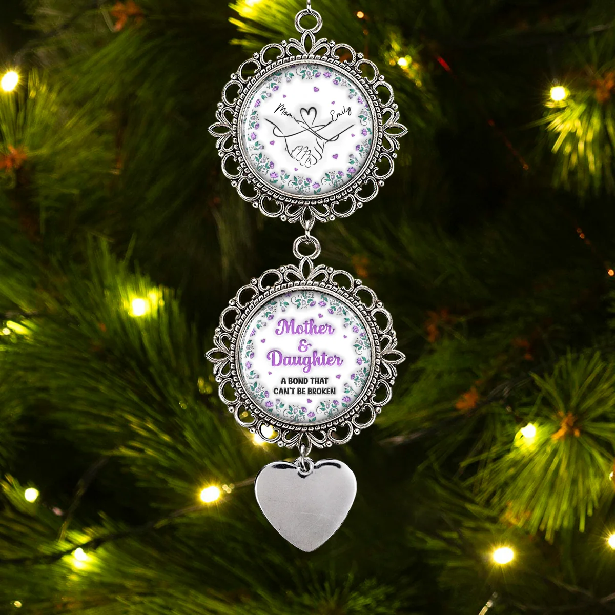 A Bond That Cant Be Broken - Personalized Custom Charming Ornament - Image 7