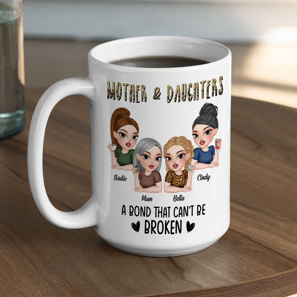 A Bond That Can't Be Broken - Personalized Custom Coffee Mug - Image 5