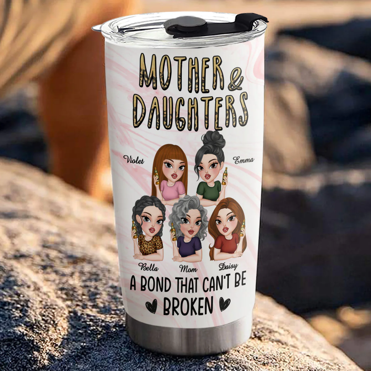 A Bond That Can't Be Broken - Personalized Custom Tumbler - Image 3