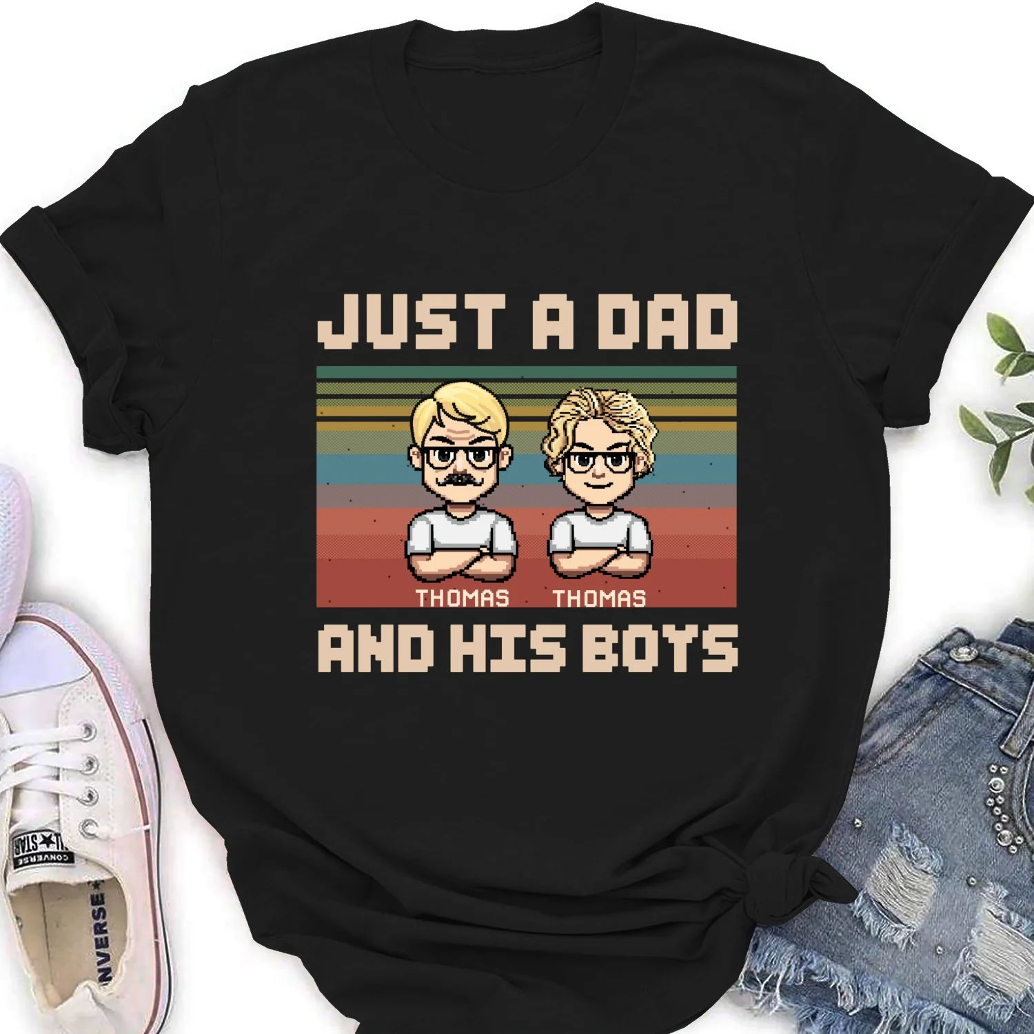 A Dad And His Daughter - Personalized Custom Shirt - Image 18