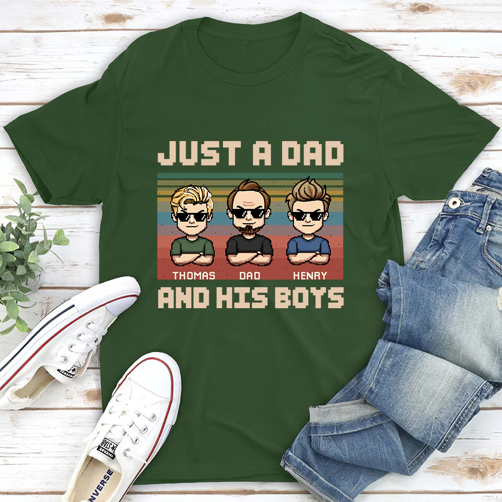 A Dad And His Daughter - Personalized Custom Shirt - Image 2