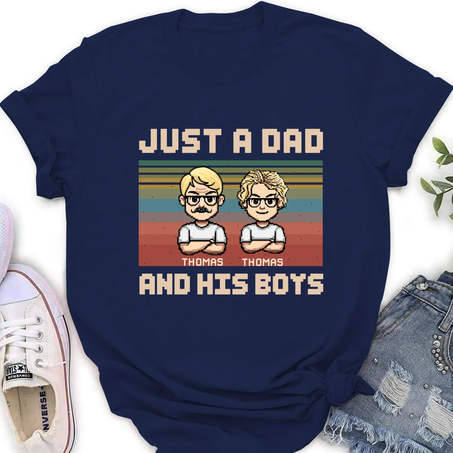 A Dad And His Daughter - Personalized Custom Shirt - Image 20