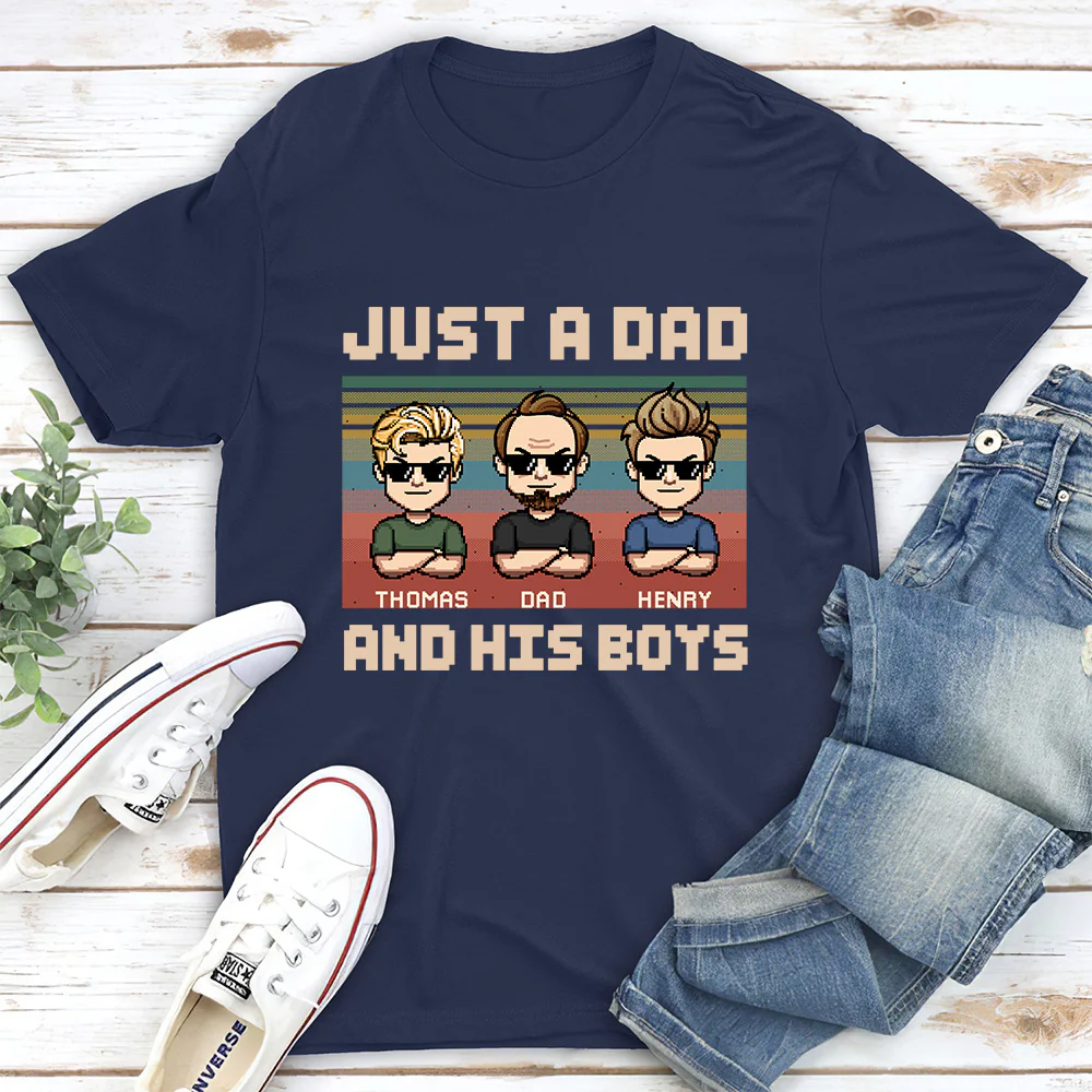 A Dad And His Daughter - Personalized Custom Shirt - Image 4