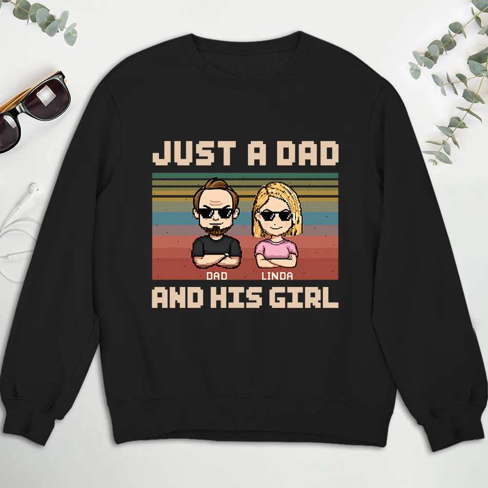 A Dad And His Daughter - Personalized Custom Shirt - Image 5