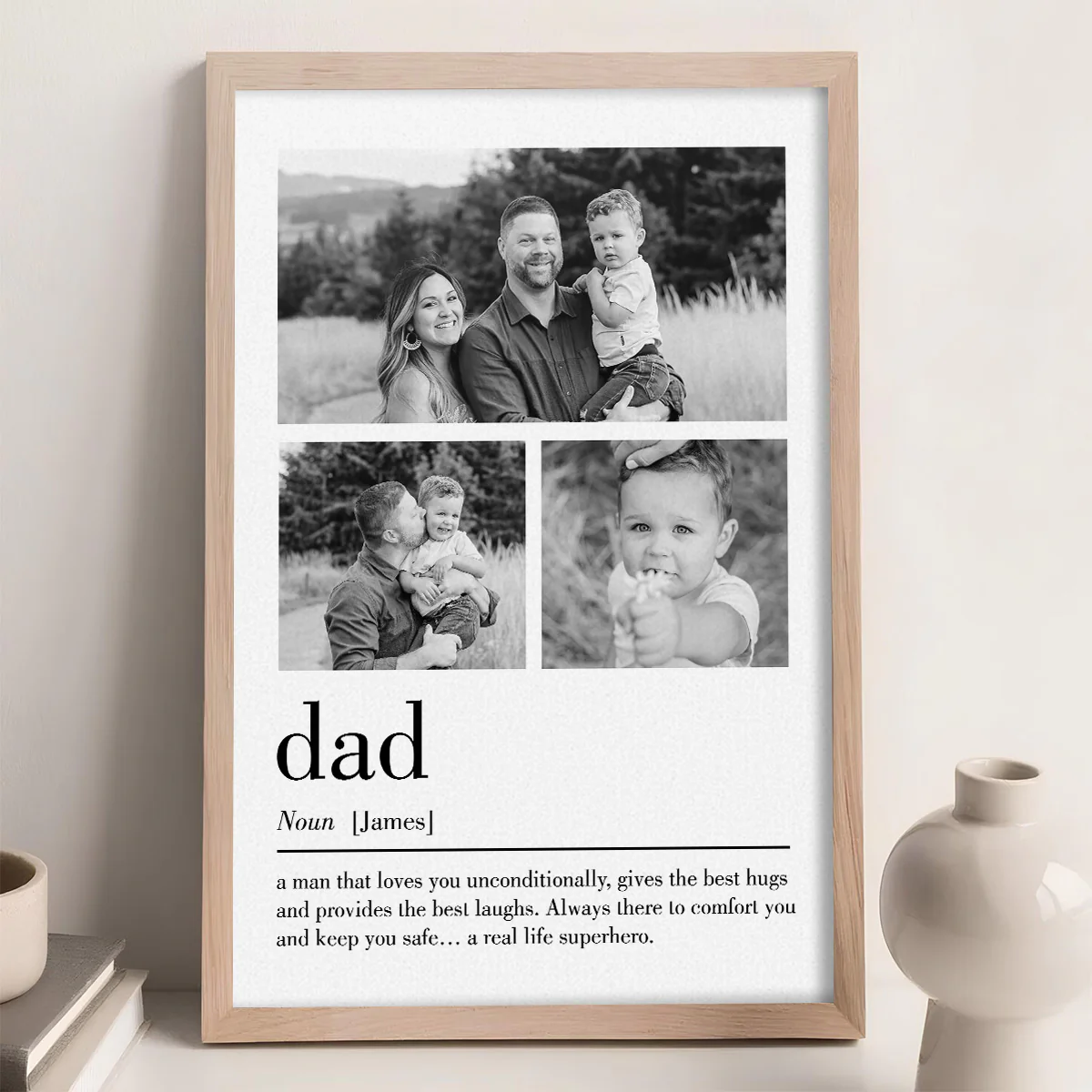 A Dad Like No Other - Personalized Custom Poster - Image 3