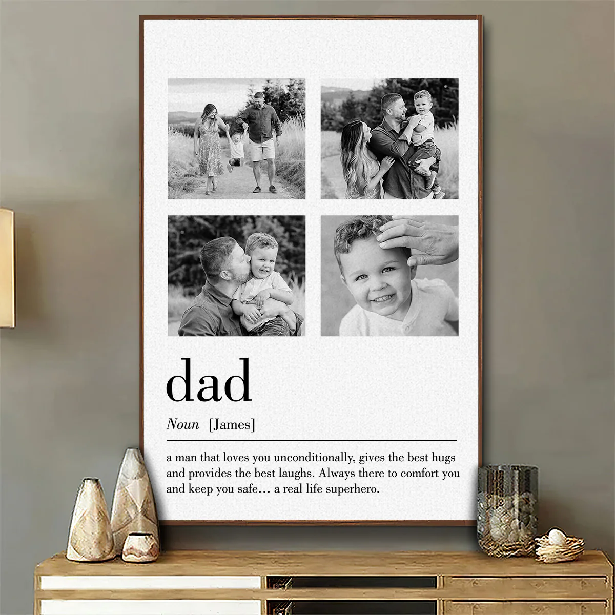 A Dad Like No Other - Personalized Custom Poster - Image 4