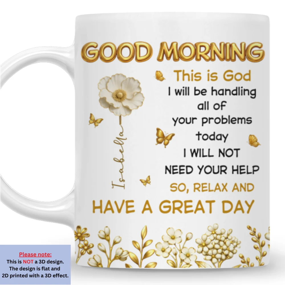 A Day in God Hands - Personalized Custom Coffee Mug - Image 8