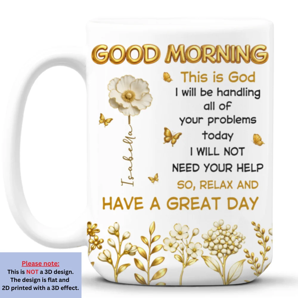A Day in God Hands - Personalized Custom Coffee Mug - Image 9