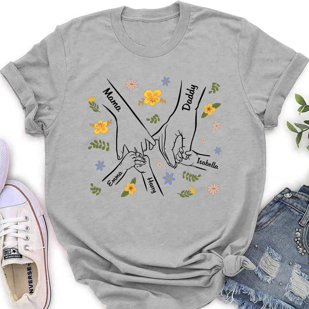 A Family Is A Round Of Love - Personalized Custom Shirt - Image 2