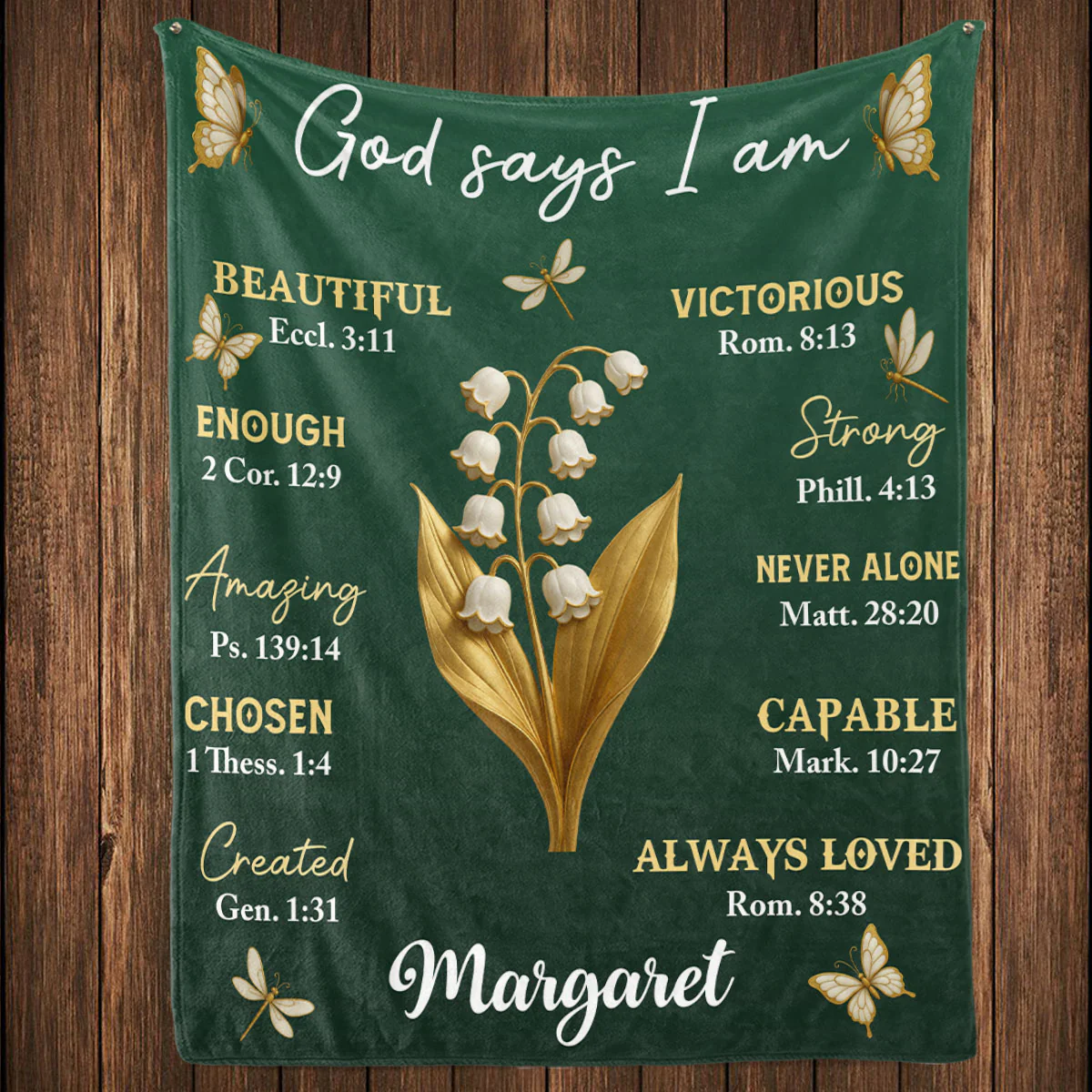 A Friend Is Like A Gold Flower - Personalized Custom Fleece Blanket - Image 4