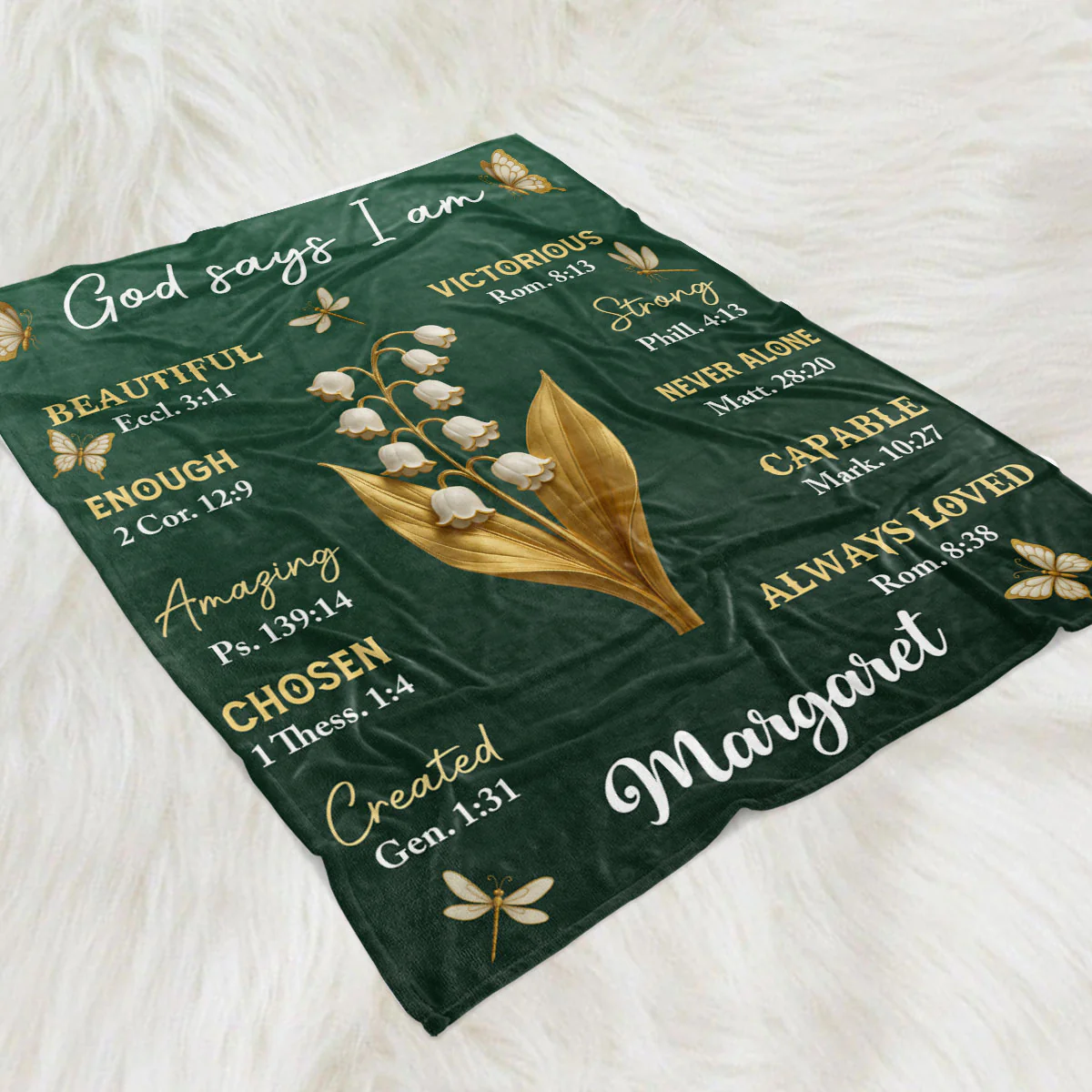 A Friend Is Like A Gold Flower - Personalized Custom Fleece Blanket - Image 5