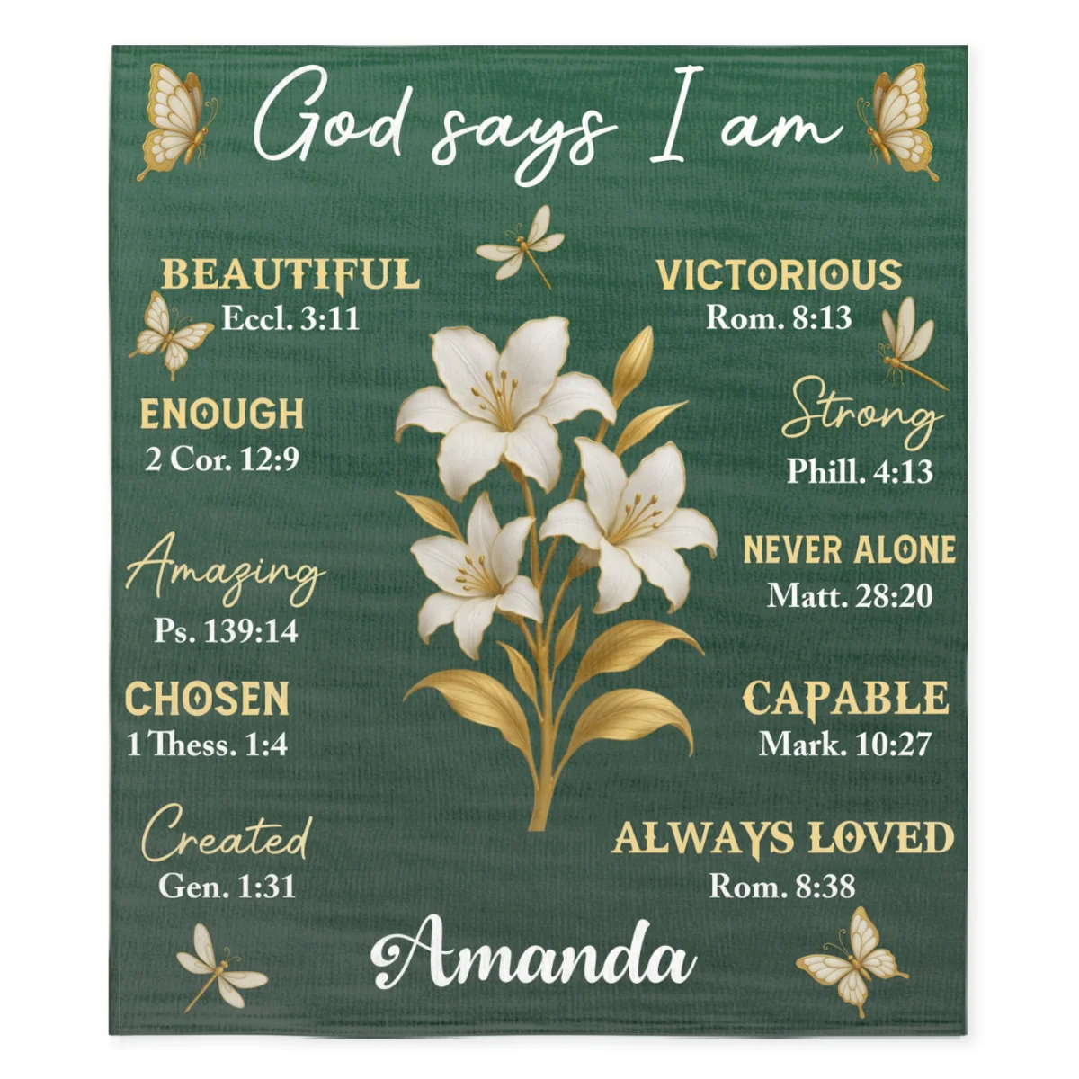 A Friend Is Like A Gold Flower - Personalized Custom Fleece Blanket - Image 6