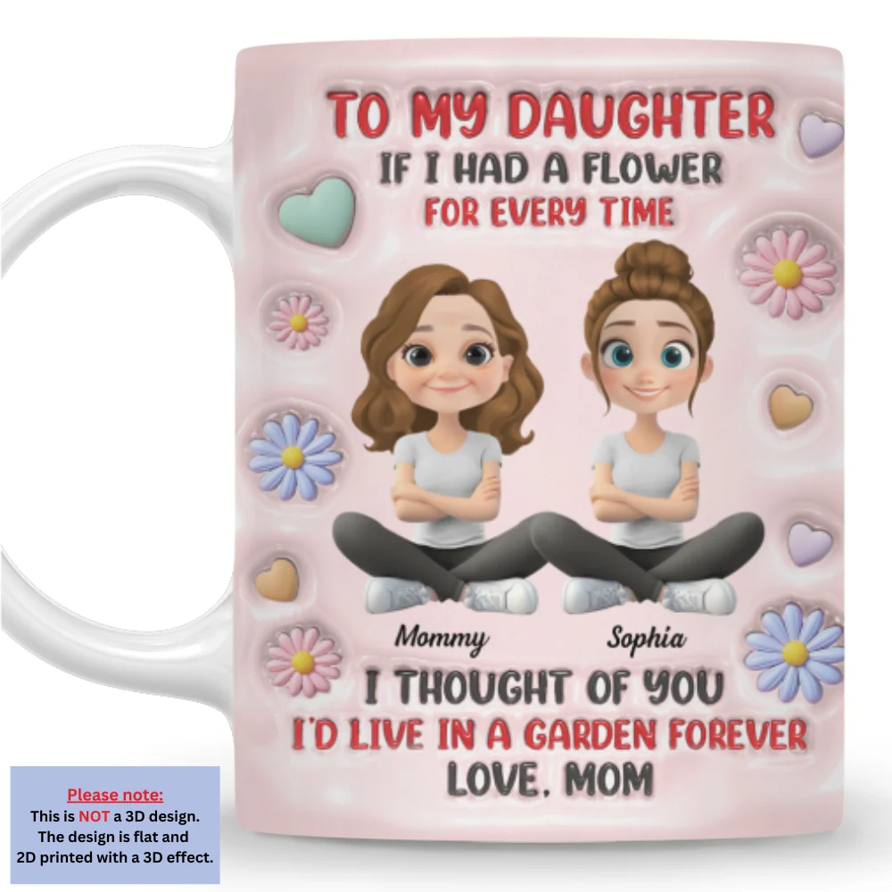 A Garden Full Of Love - Personalized Custom 3D Inflated Effect Mug - Image 6