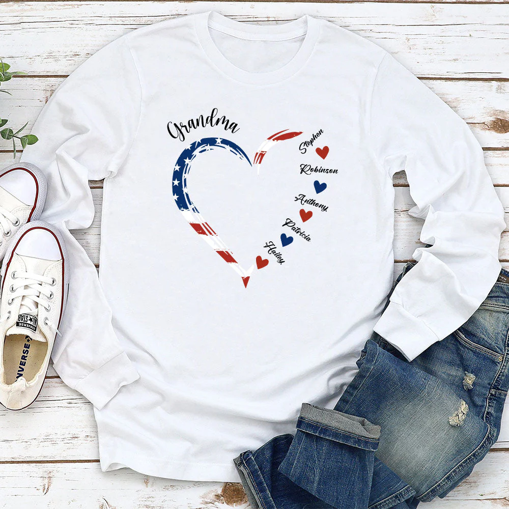 A Garden Of Love - Personalized Custom Long Sleeve T-shirt - Image 2
