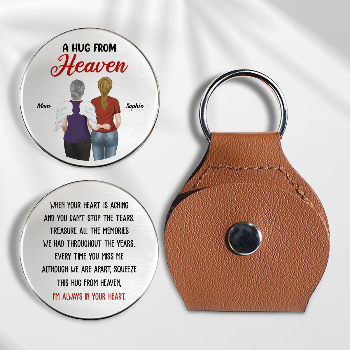 A Hug From Heaven - Personalized Custom Pocket Hug