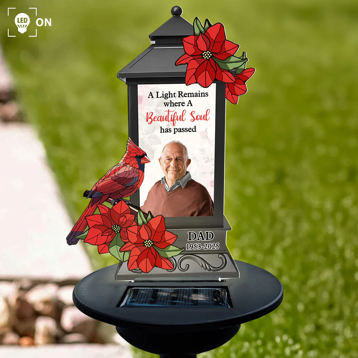 A Light Remains - Personalized Custom Solar Light - Image 2