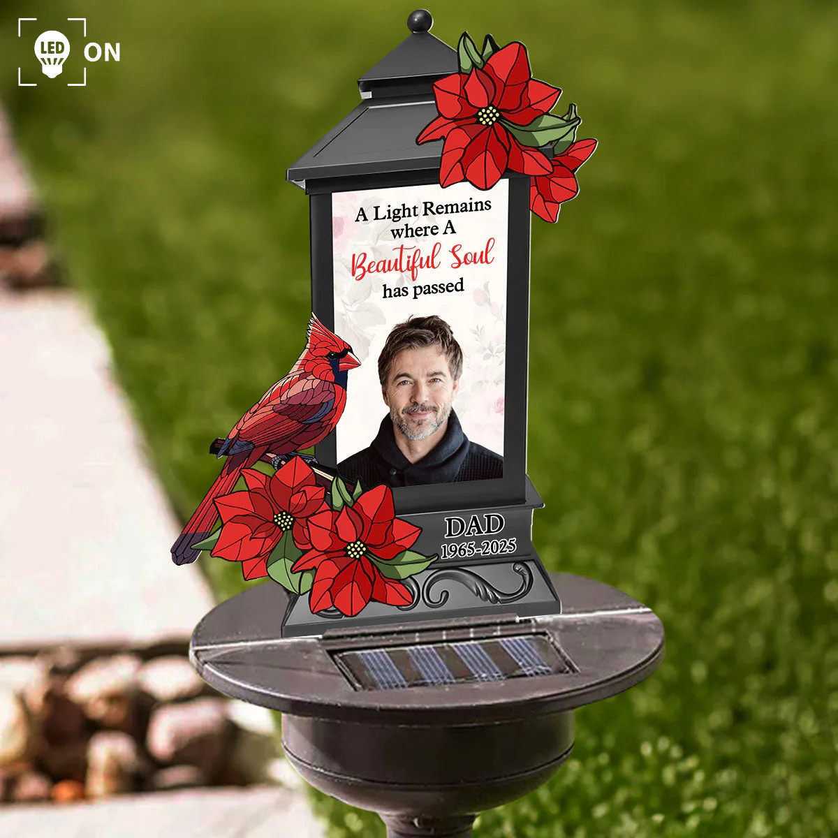 A Light Remains - Personalized Custom Solar Light - Image 3
