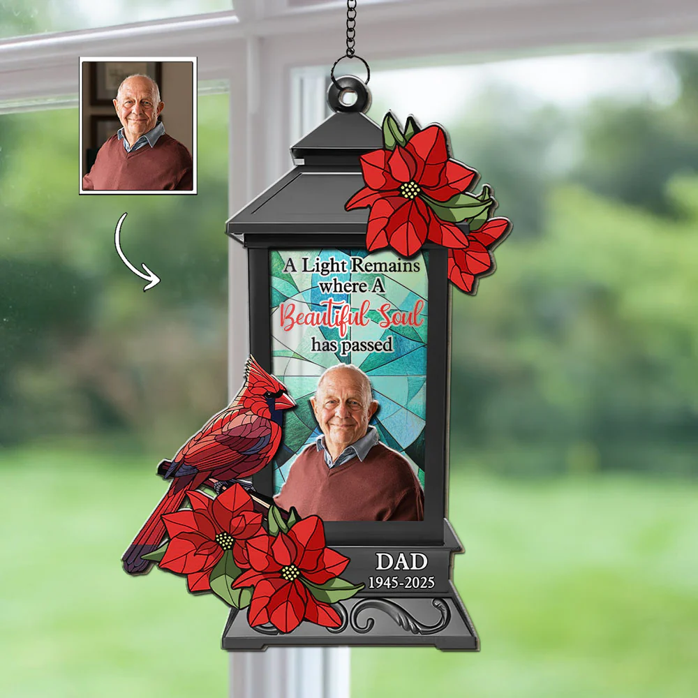 A Light Remains - Personalized Custom Suncatcher