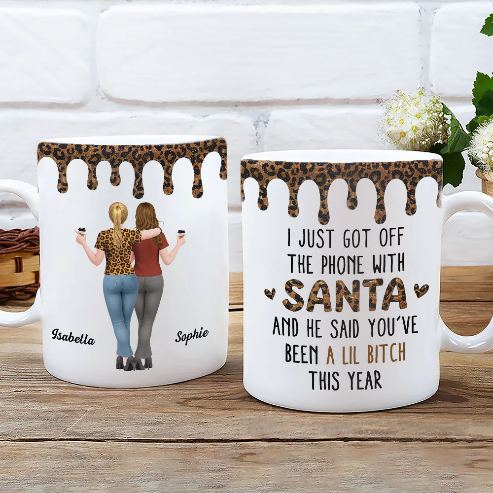 A Lil B tch This Year - Personalized Custom Coffee Mug - Image 2