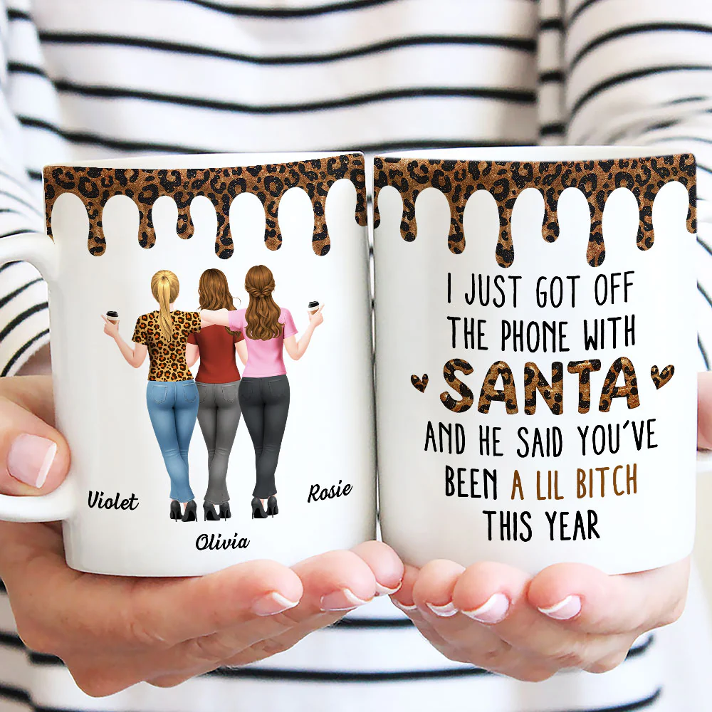 A Lil B tch This Year - Personalized Custom Coffee Mug - Image 3