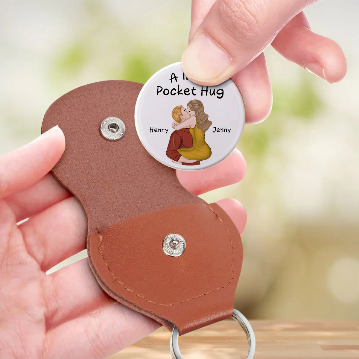 A little Pocket Hug - Personalized Custom Pocket Hug - Image 3