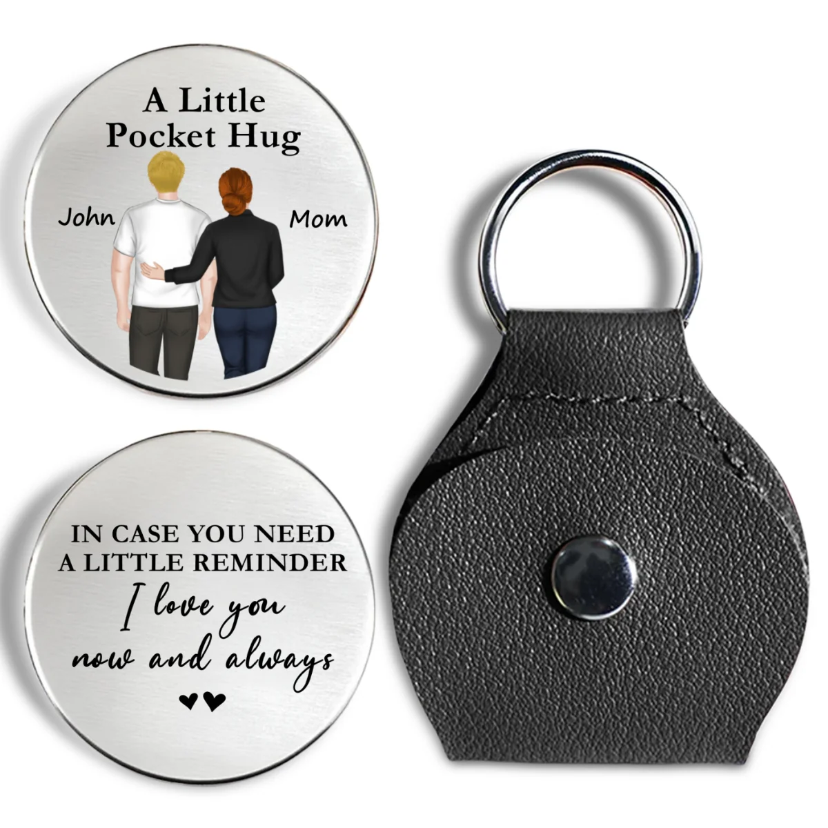 A Little Reminder From Mom - Personalized Custom Pocket Hug - Image 7