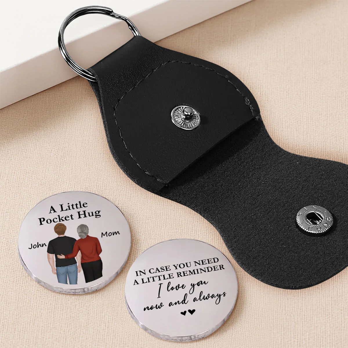 A Little Reminder From Parents - Personalized Custom Pocket Hug - Image 2