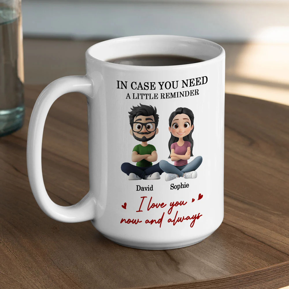 A Little Reminder - Personalized Custom Coffee Mug - Image 5