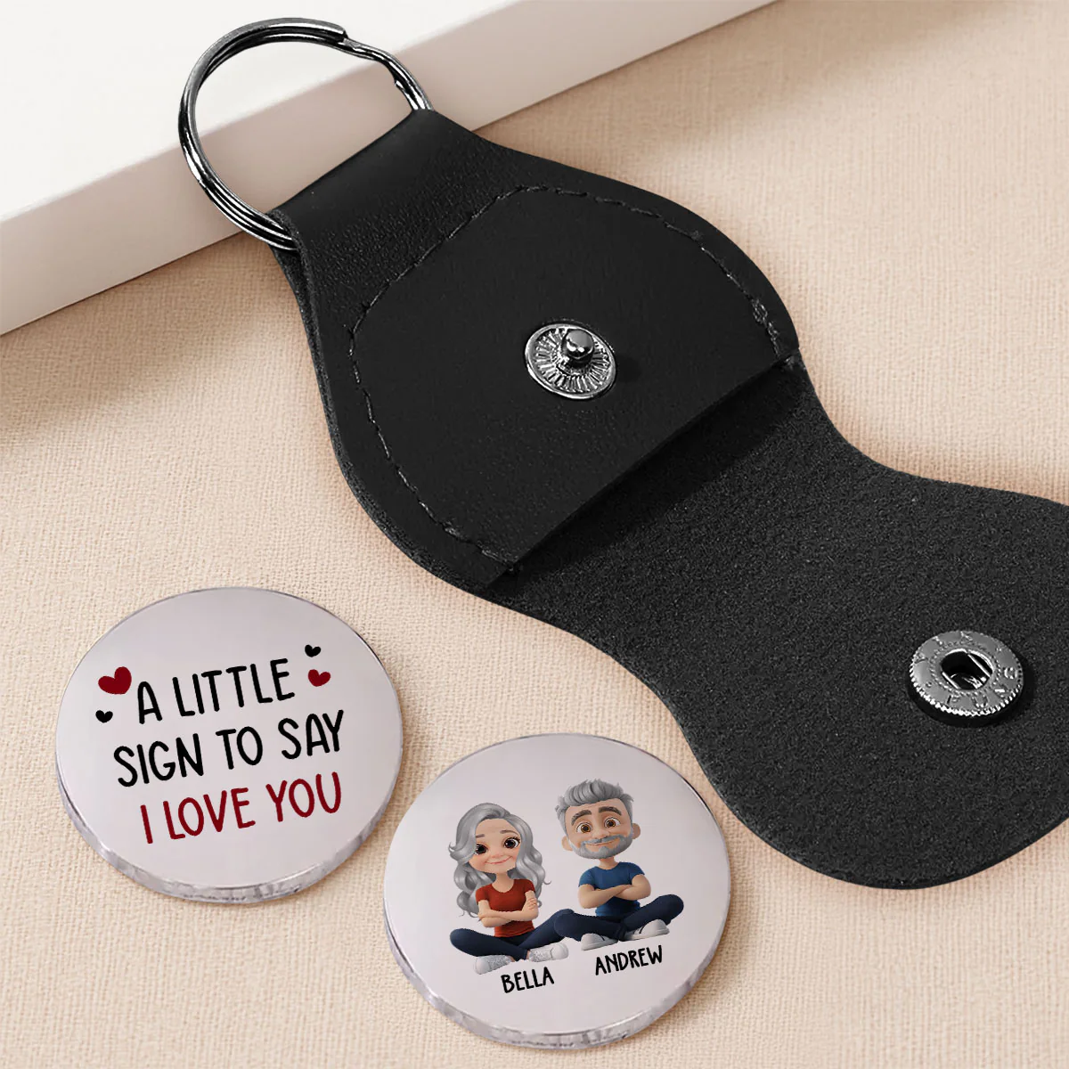 A Little Sign For You - Personalized Custom Pocket Hug - Image 2