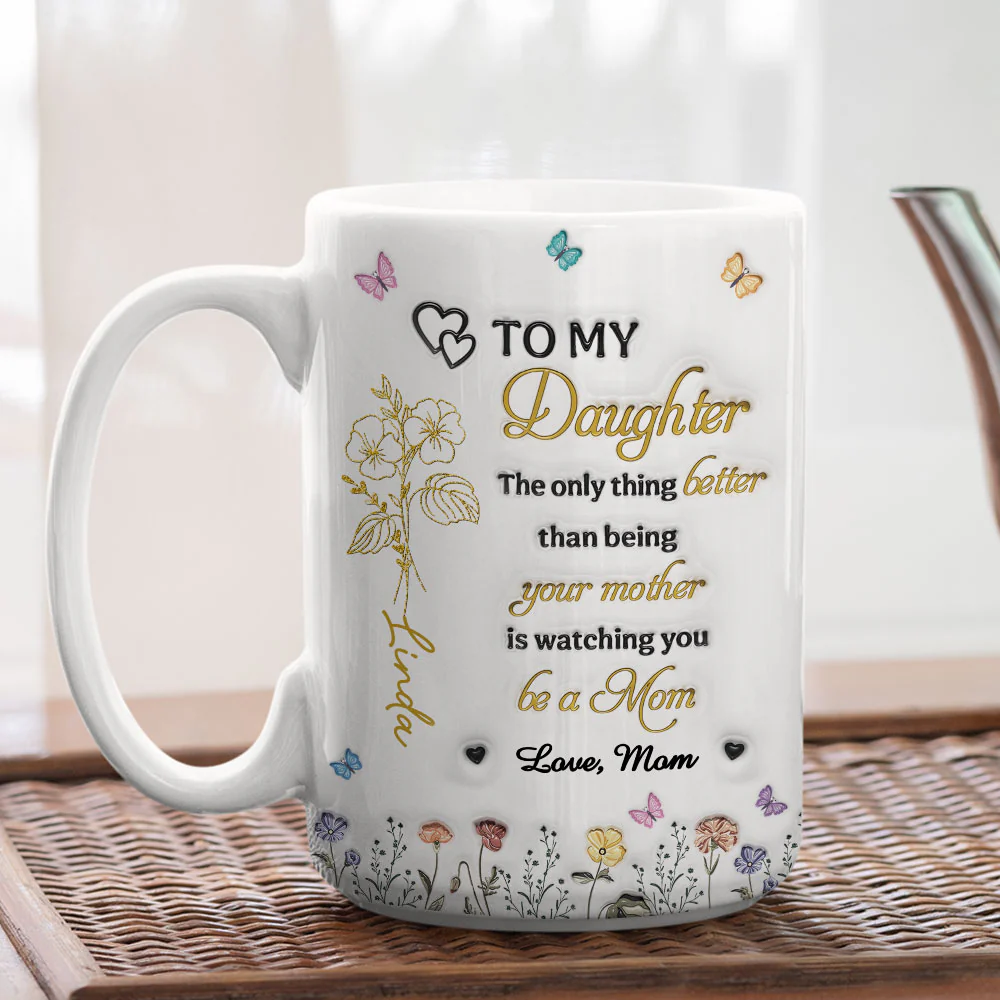 A Love Of Mom Like No Other - Personalized Custom 3D Inflated Effect Mug - Image 4