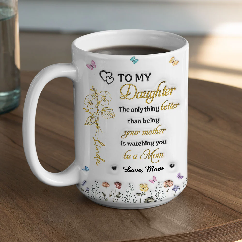 A Love Of Mom Like No Other - Personalized Custom 3D Inflated Effect Mug - Image 5