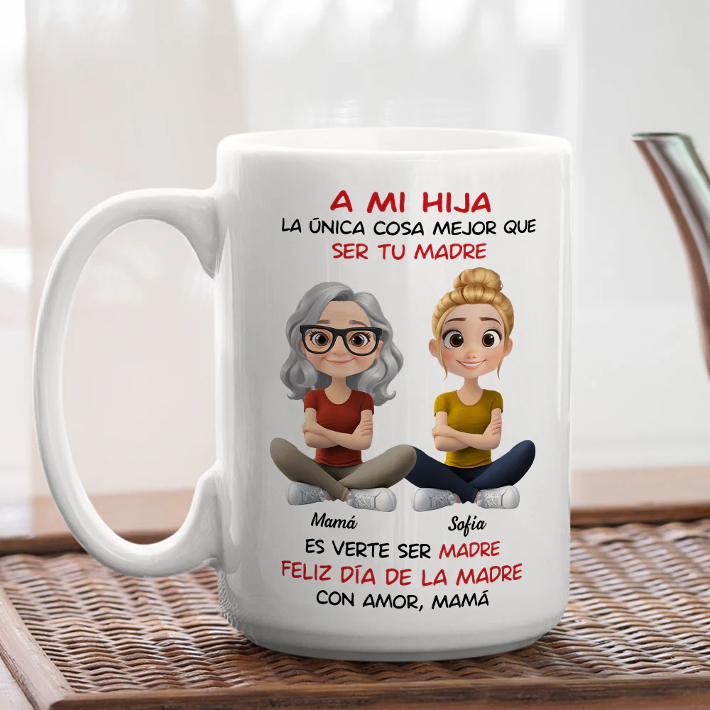 A Mi Hija - Taza Personalizada de Café - Image 2