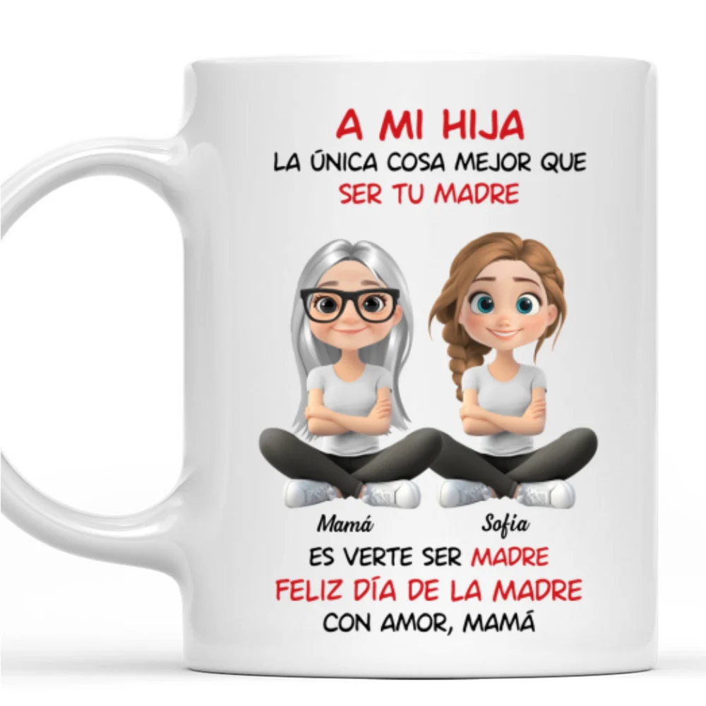 A Mi Hija - Taza Personalizada de Café - Image 7