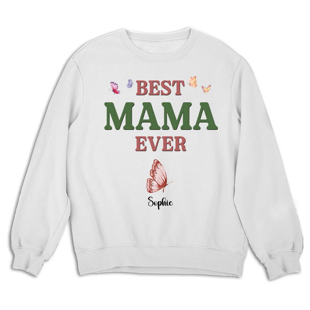 A Mom Blooms Like A Butterfly - Personalized Custom Shirt - Image 13