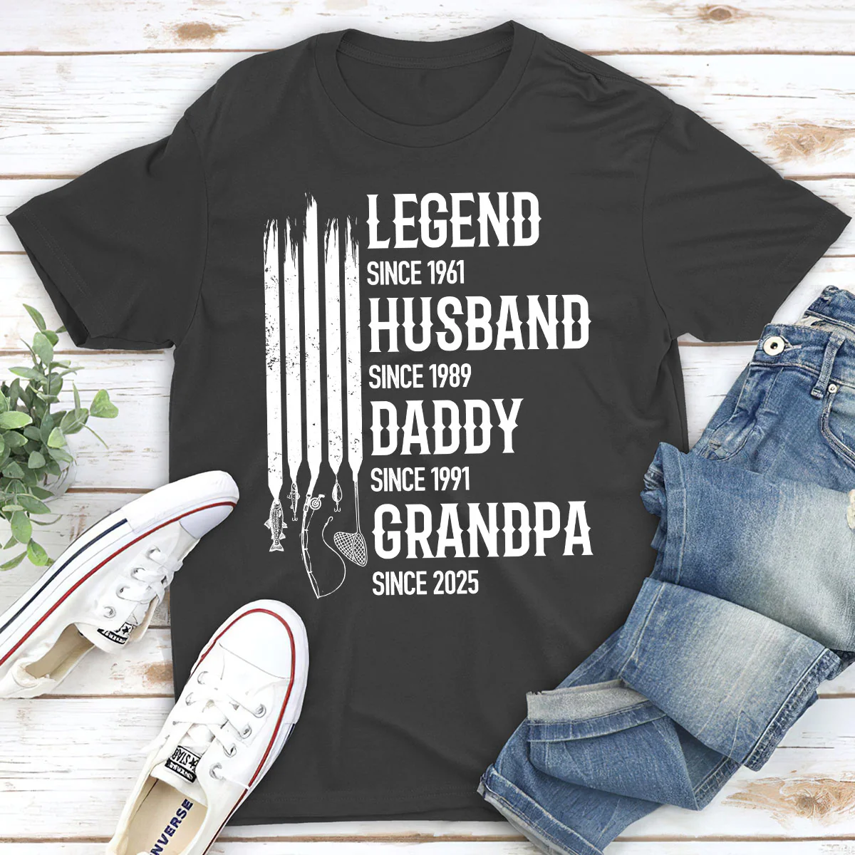 A Reel Legend  - Personalized Custom Shirt - Image 2