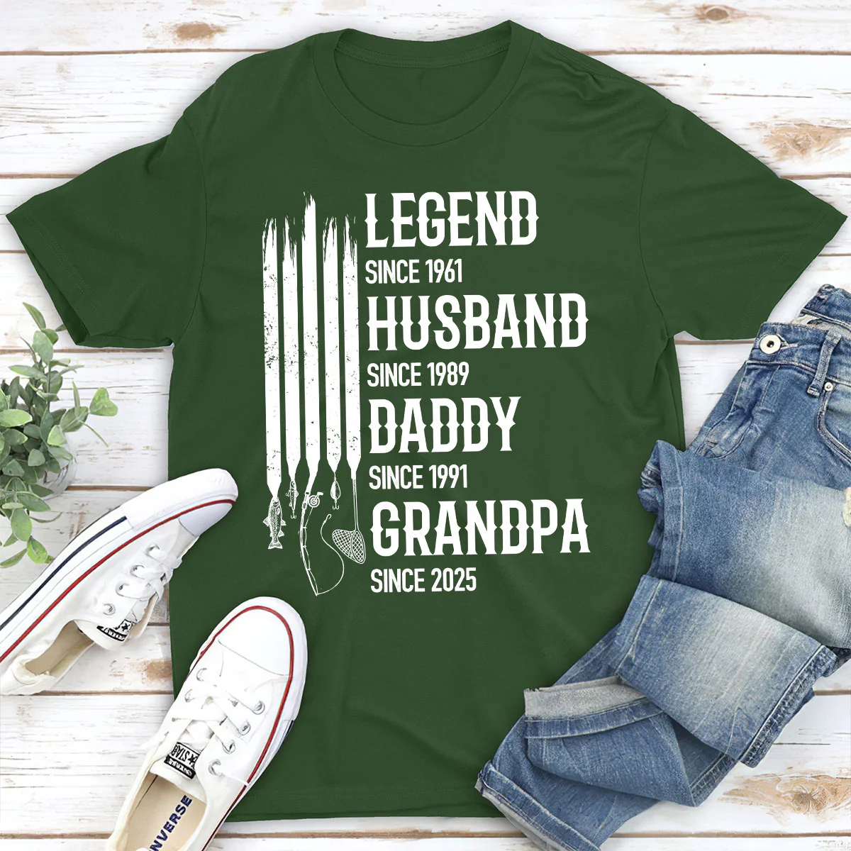 A Reel Legend  - Personalized Custom Shirt - Image 3