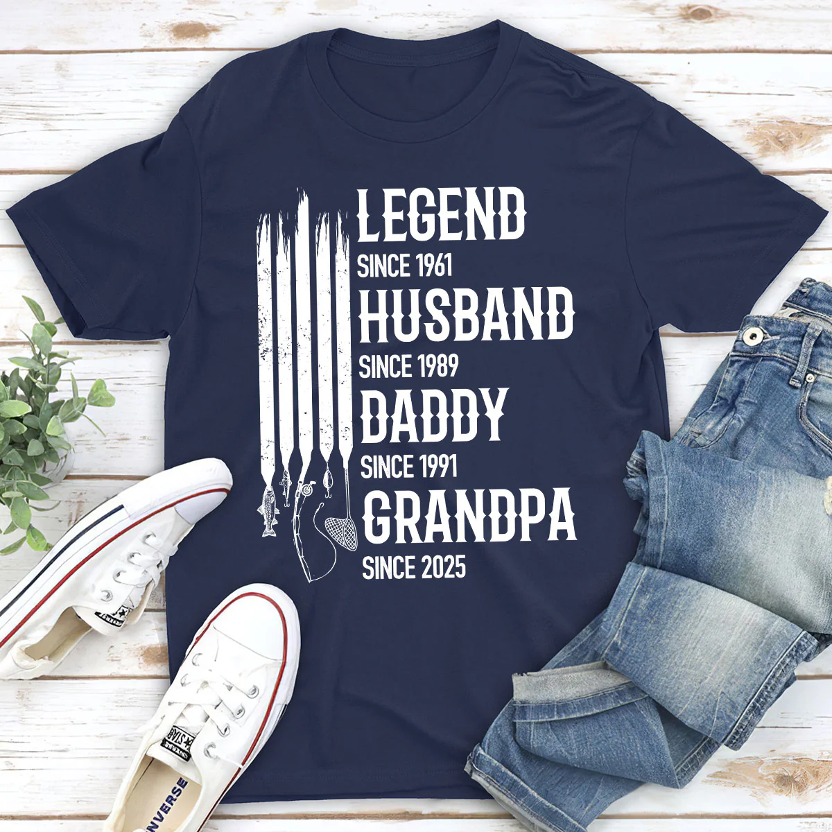 A Reel Legend  - Personalized Custom Shirt - Image 4