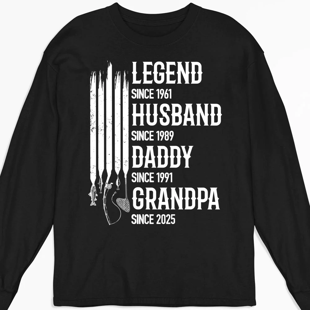 A Reel Legend  - Personalized Custom Shirt - Image 9