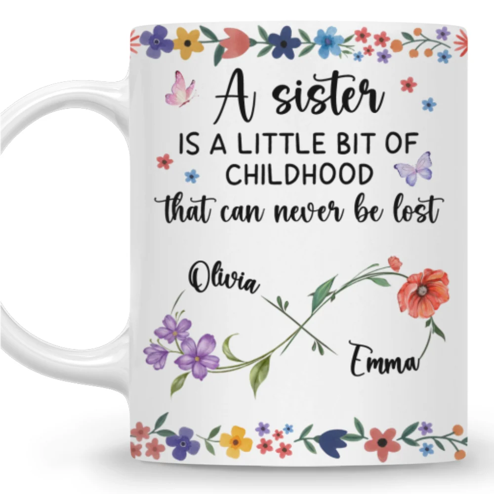 A Sister Is - Personalized Custom Coffee Mug - Image 8